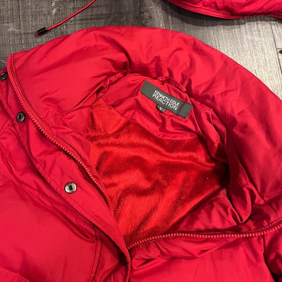 Red puffer jacket - Picture 3 of 3